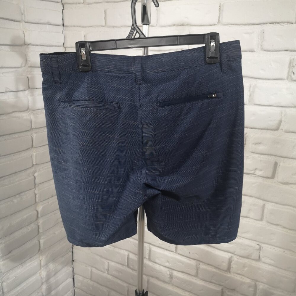 Hurley Men's Size 32 Waist Navy Zipper & Button Closure Hybrid Shorts - Picture 2 of 11